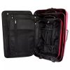 5 Piece Travel Luggage Set Red