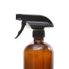 4x 500ml Amber Glass Spray Bottles Trigger Water Sprayer Aromatherapy Dispenser