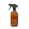 6x 500ml Amber Glass Spray Bottles Trigger Water Sprayer Aromatherapy Dispenser