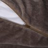 Luxury Flannel Quilt Cover with Pillowcase Mink Double