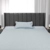 Latex Cooling Bed Sheet Set Fitted Pillowcase Washable Summer 2PCS KS