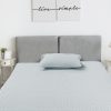 Latex Cooling Bed Sheet Set Fitted Pillowcase Washable Summer 2PCS KS