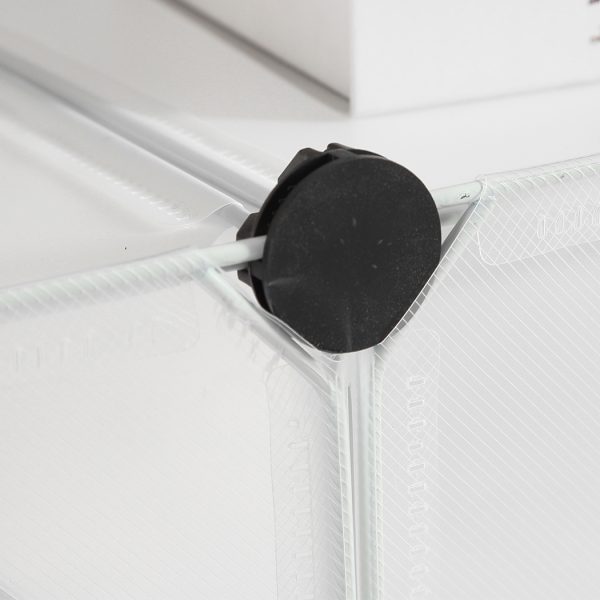 Cube Cabinet Shoe Storage Cabinet Organiser Shelf Stackable DIY 10 Tier 3 Column