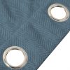 2XBlockout Curtains Chenille Blackout Draperies Eyelet Day 180×250 Blue