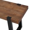 2x Dining Bench Chairs Wooden Seat Kitchen Outdoor Garden Patio 140CM