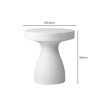 Side Table Terrazzo Coffee Tables Minimalist Sofa Bed Round White 50cm