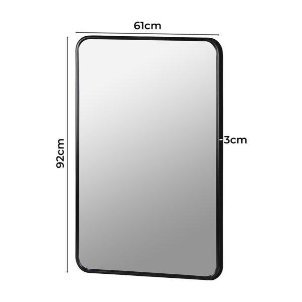 Wall Mirror Rectangle Bathroom Vanity Makeup Mirrors Large Home Decor Frame