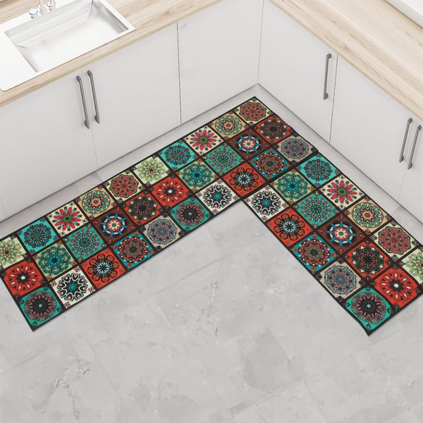 2x Kitchen Mat Floor Rugs Area Carpet Non-Slip Door Mat 45x150cm /45x75cm