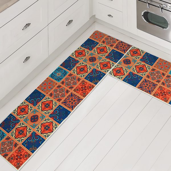 2x Kitchen Mat Floor Rugs Area Carpet Non-Slip Door Mat 45x120cm /45x75cm