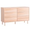 6 Chest of Drawers Cabinet Dresser Table Tallboy Storage Bedroom Pine