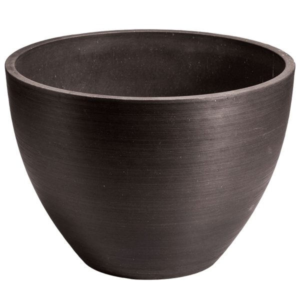 Polished Planter Bowl 30cm – Grey
