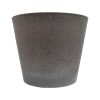 Imitation Stone Pot – 20 cm, White and Cream