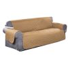 Sofa Cover Couch Lounge Protector Quilted Slipcovers Waterproof Coffee 335cm x 218cm