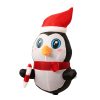 Christmas Inflatable Lighted 0.9M Xmas Penguin Garden Outdoor Decoration