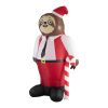 Christmas Inflatable Sloth 1.8M Xmas Party Decoration LED Lights Outdoor