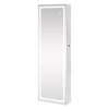 Mirror Jewellery Cabinet Touch LED Lockable Organiser Box Makeup