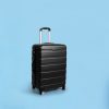 20″ Luggage Suitcase Trolley Travel Packing Lock Hard Shell Black
