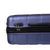 24″ Expandable Luggage Travel Suitcase Trolley Case Hard Set Navy