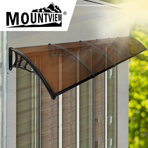 Window Door Awning Canopy Outdoor Patio Sun Shield Rain Cover 1M X 6M
