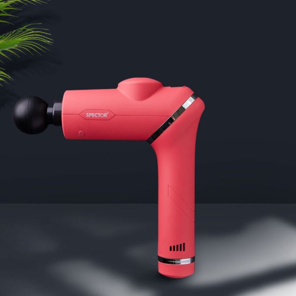 Massage Gun 90° Rotatable Deep Tissue Percussion Muscle Vibrating Pink