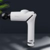 Massage Gun 90° Rotatable Deep Tissue Percussion Muscle Vibrating White