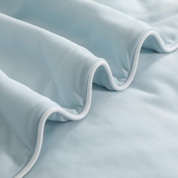 Cooling Quilt Summer Blanket Comforter Blue Single