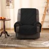 Recliner Sofa Slipcover Protector Mat Massage Chair Waterproof M Black