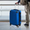 28″ Luggage Sets Suitcase Blue&Black TSA Travel Hard Case Lightweight