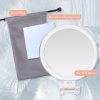 20X Magnifying Hand Mirror Two Sided Use for Makeup Application, Tweezing, and Blackhead/Blemish Removal – 15 cm