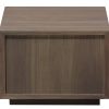 Oscar 1 Drawer Low Bedside Table (Latte)