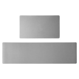 GOMINIMO PVC Kitchen Mat 2pcs Set – Grey