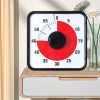 60 Minutes Visual Timer Mechanical Reminder Alarm Clock Kitchen Large