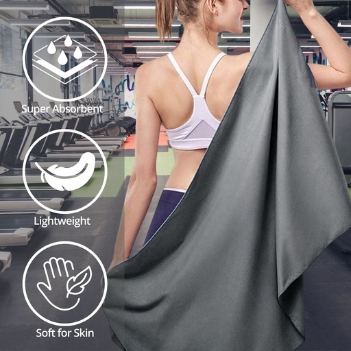 Quick Dry Gym Sport Towel 110*175CM (Grey)