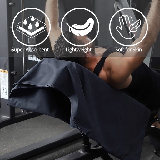 Quick Dry Gym Sport Towel 80*130CM (Black) VP-QDT-100-JLJD