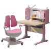 80cm Height Adjustable Children Kids Ergonomic Study Desk – Pink