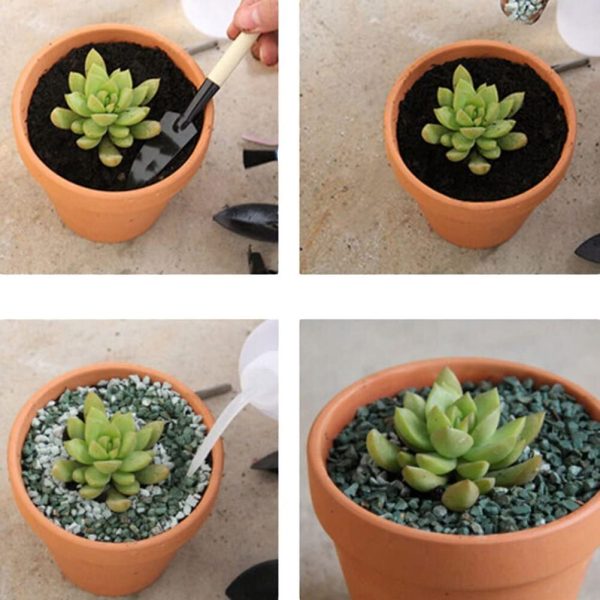 Flower Pot Pots Clay Ceramic Plant Drain Hole Succulent Cactus Nursery Planter – 10×5 cm