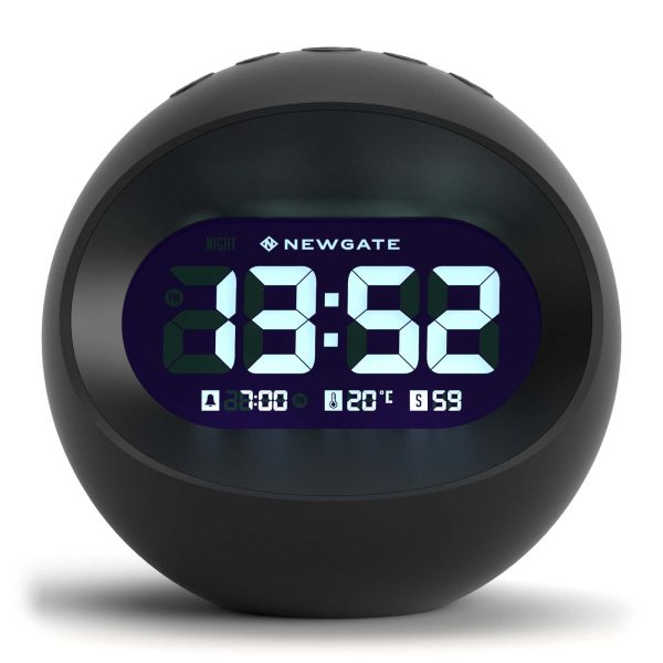 Newgate Centre Of The Earth Lcd Alarm Clock