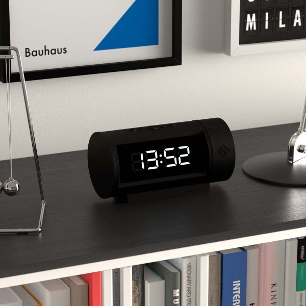 Newgate Pil Led Alarm Clock Black