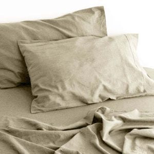luxurious linen cotton sheet set 1 mega king natural