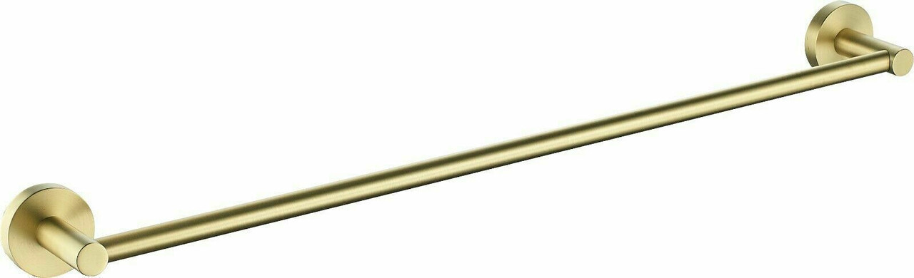 Luxurious Brushed Gold Stainless Steel 304 Towel Rack Rail – Single Bar 800mm