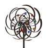 Garden Windmill Wind Mill Spinner Metal Ornaments Outdoor Decor Ornamental 182cm