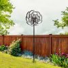 Garden Windmill Wind Mill Spinner Metal Ornaments Outdoor Decor Ornamental 182cm