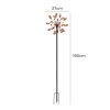 Garden Windmill Solar Light Wind Spinner Metal Ornaments Outdoor Decor 190cm