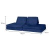 Huddle Kids Modular Play Foam Couch – Navy