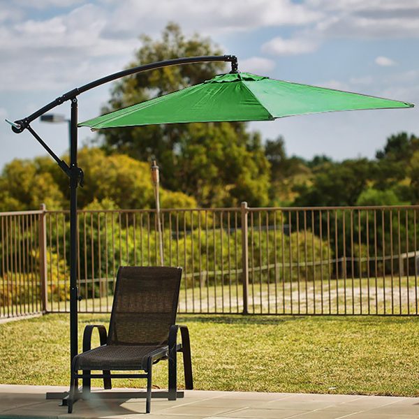 Sorrento Outdoor Living Cantilever Umbrella 2.7M – Green