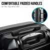 Olympus Artemis Hard Shell Suitcase ABS+PC – 38 x 23 x 55 cm, Black
