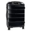 Olympus 3PC Artemis Luggage Set Hard Shell Suitcase ABS+PC – Black