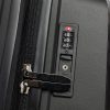Olympus 3PC Astra Luggage Set Hard Shell Suitcase – Black