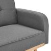 Viejo 3-Seater Corner Sofa Bed with Chaise Lounge – Dark Grey