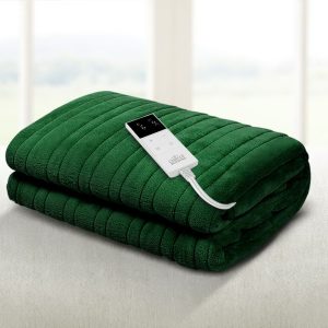 Bedding Electric Throw Blanket – Green
